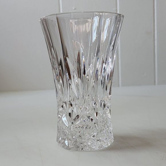 Vintage Led Cut‎ Crystal Bud Vase 5x3 Inch - Picture 15 of 16